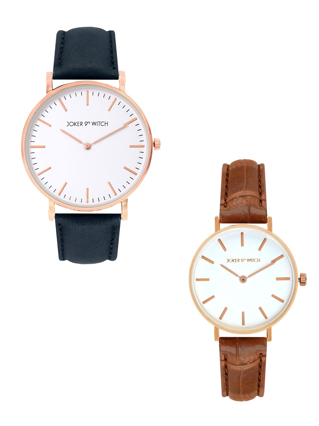 

JOKER & WITCH Unisex Howl & Sophie Couple Watch Gift Set JWCW205, White