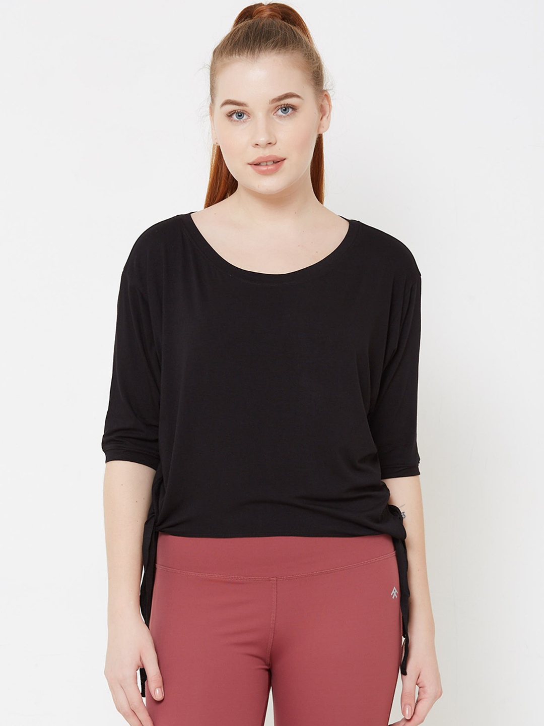 Tuna London Black Solid Top