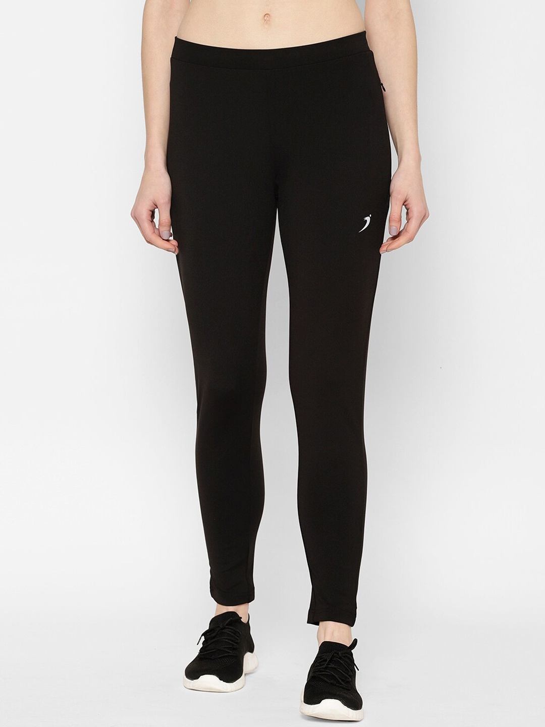

SAPPER Women Black Solid Slim-Fit Track Pants