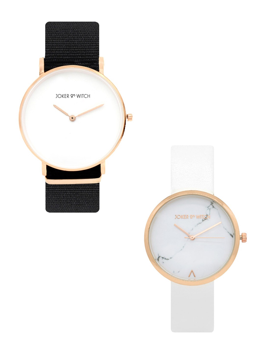 

JOKER & WITCH Luke & Lorelai Couple Watch Gift Set JWCW143, White