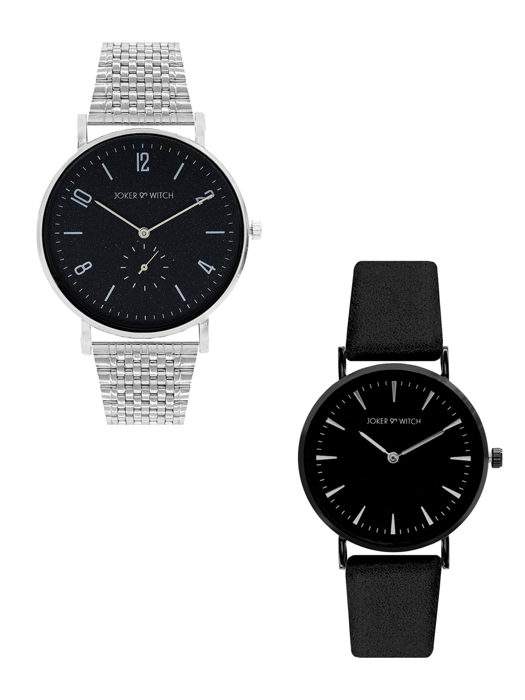 Joker & Witch Percy & Annabeth Couple Watches JWCW204, Black