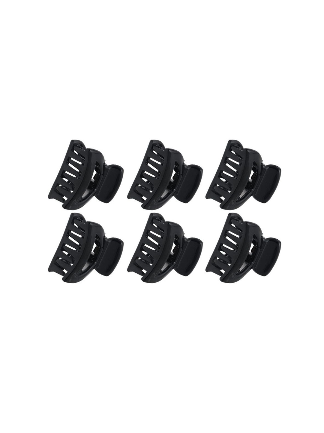 

AccessHer Black Set Of 6 Claw Clip