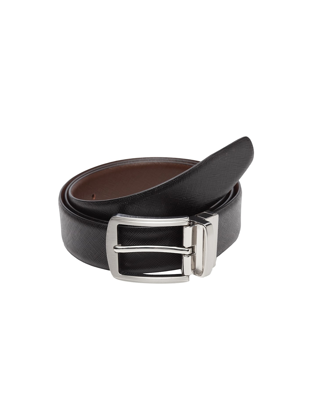 

WELBAWT Men Black & Brown Solid Belt