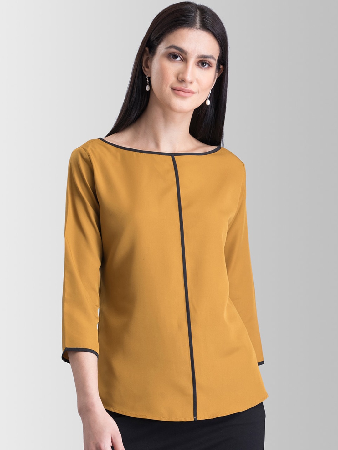 

FableStreet Mustard Top