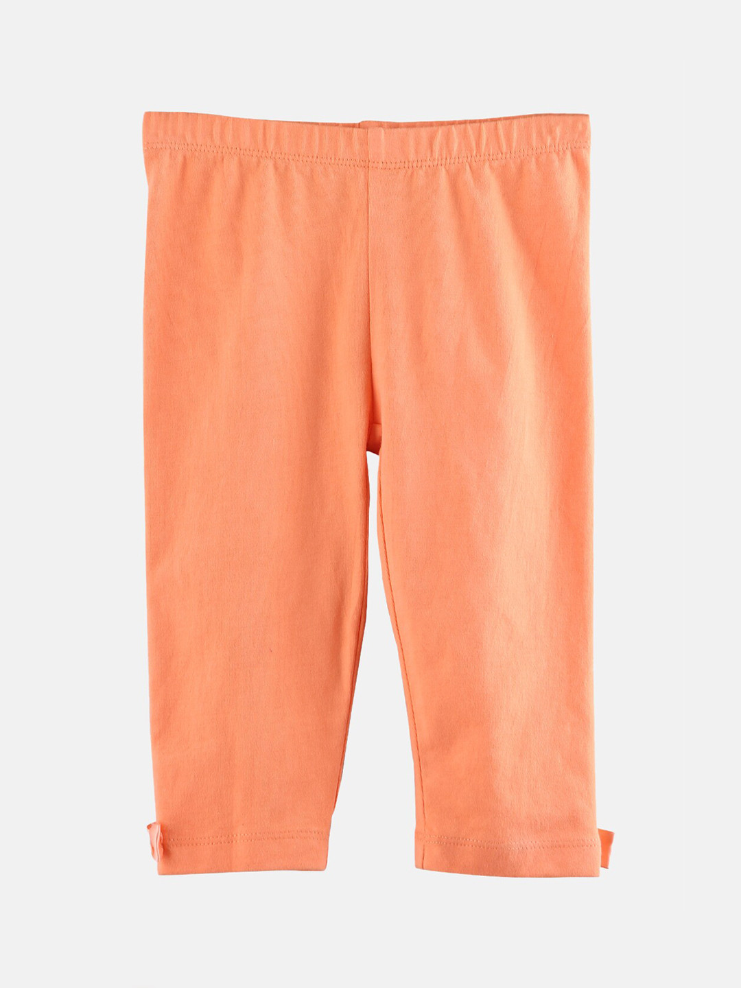 

Beebay Infants Girls Orange Solid Ankle-Length Leggings