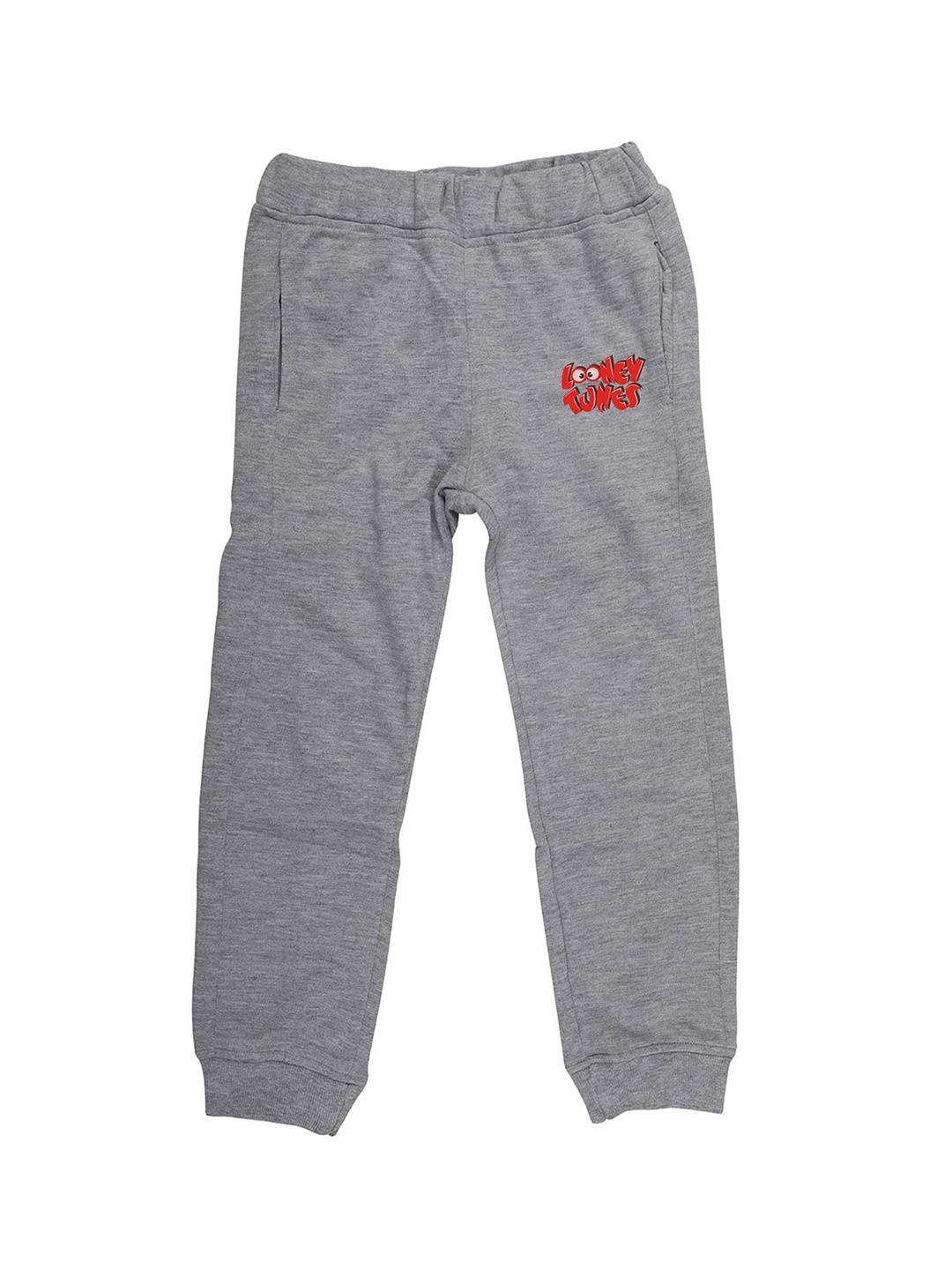 

Looney Tunes Boys Grey Solid Joggers