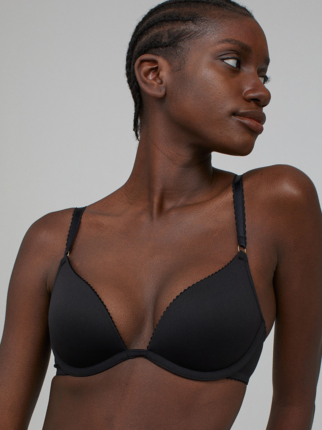 

H&M Women Black Jersey Push-up Bra
