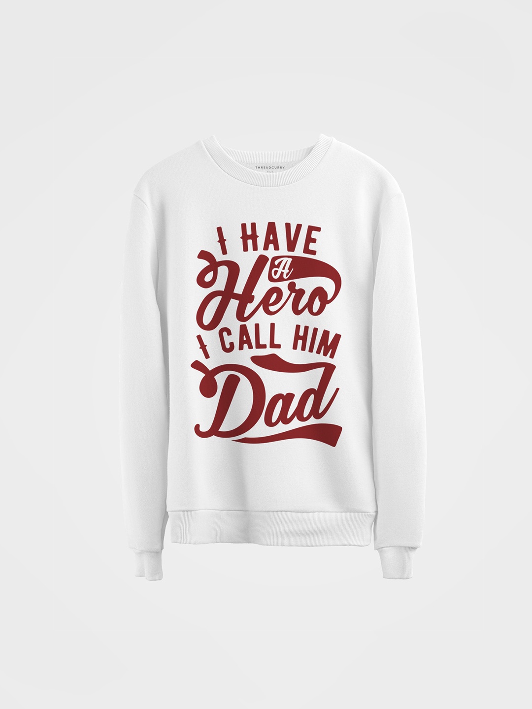 

THREADCURRY Unisex Kids White Printed Sweatshirt
