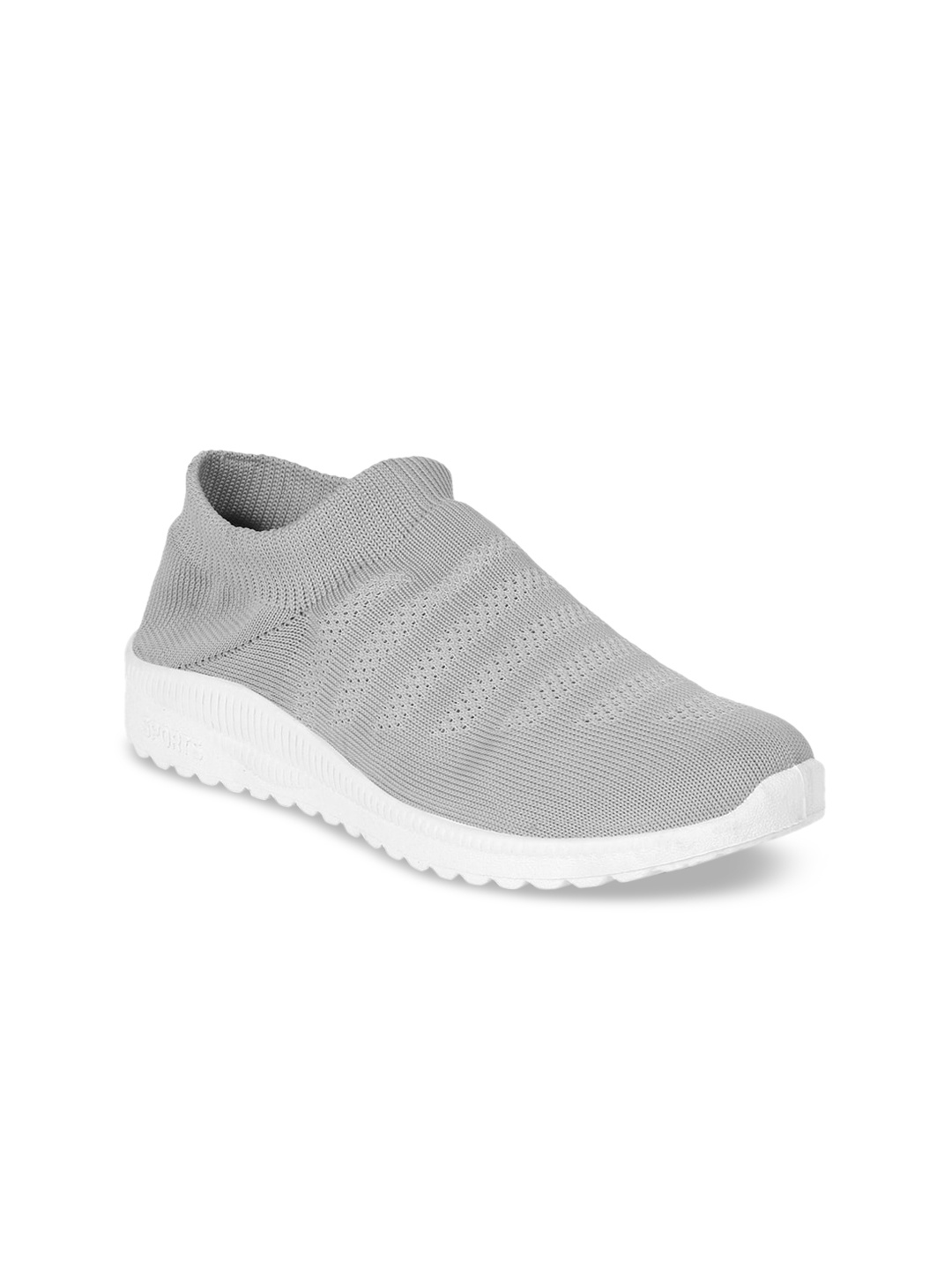 

ZAPATOZ Women Grey Textile Walking Shoes