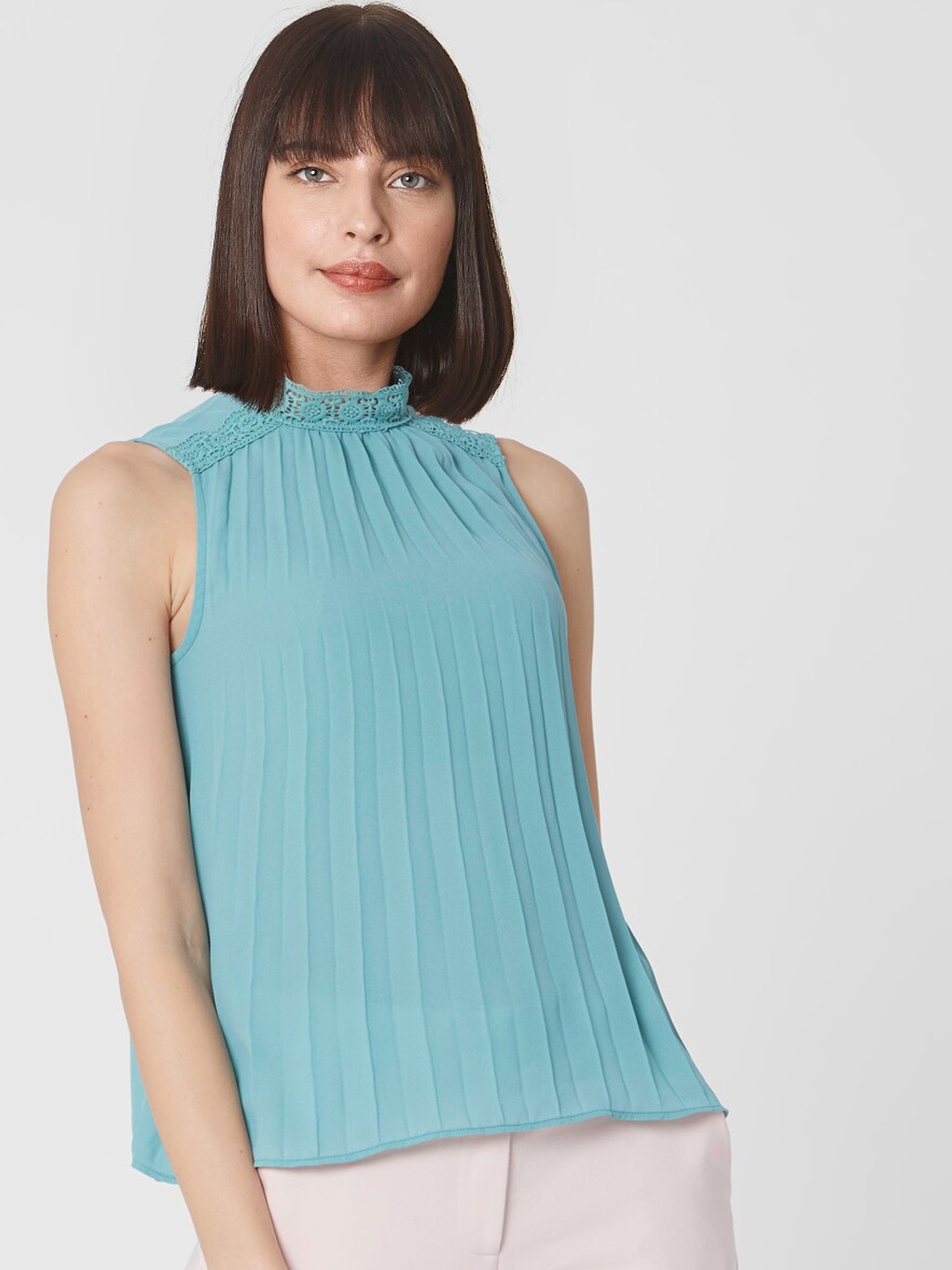

Vero moda blue a-line top