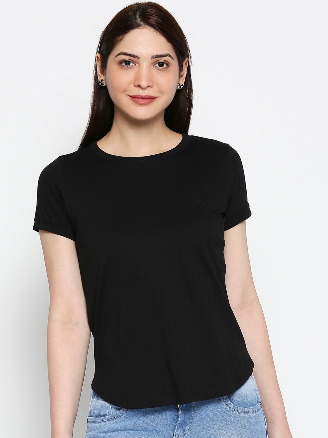 

Ammarzo Black Regular Knitted Top