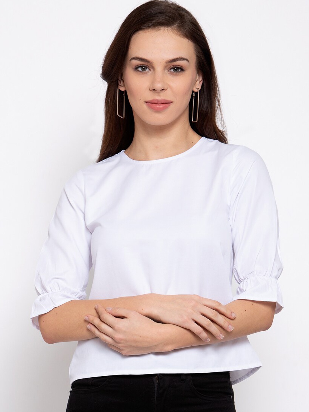 

Style Quotient White Regular Top