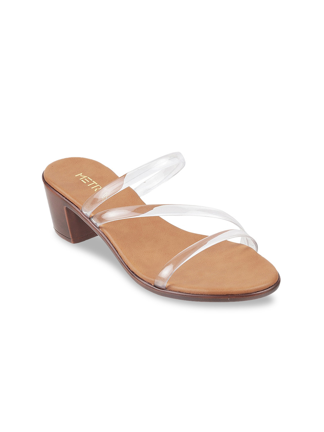 

Metro Women Transparent Solid Block Heels