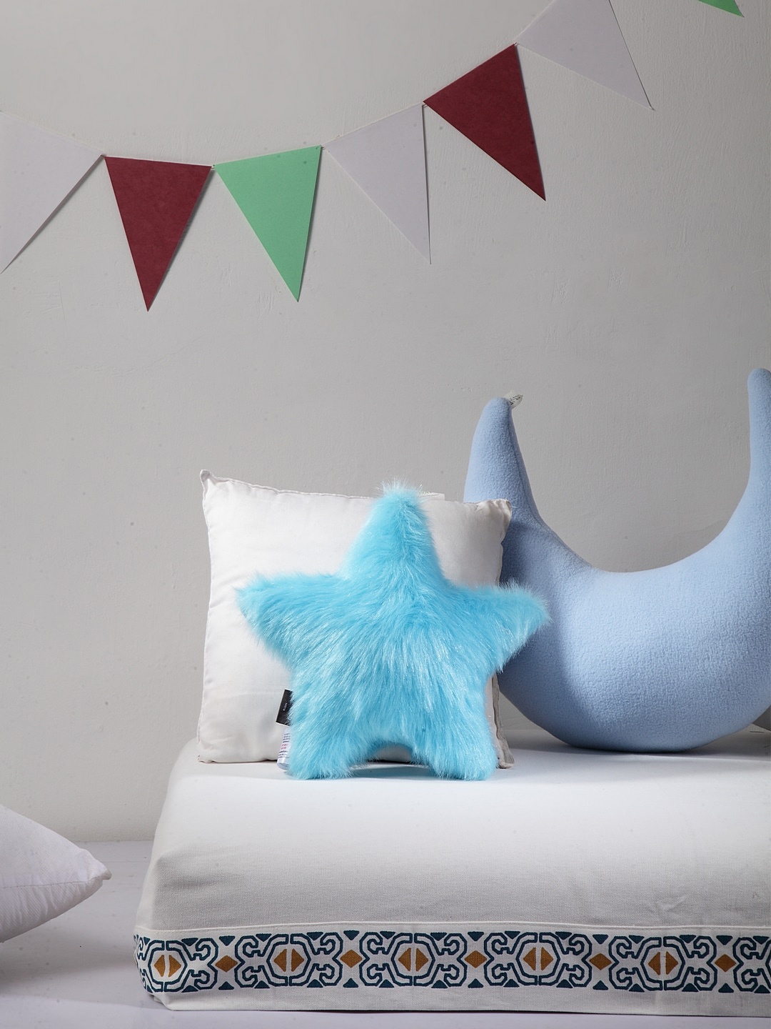 

BLANC9 Kids Turquoise Blue Star-Shape Cushion Insert