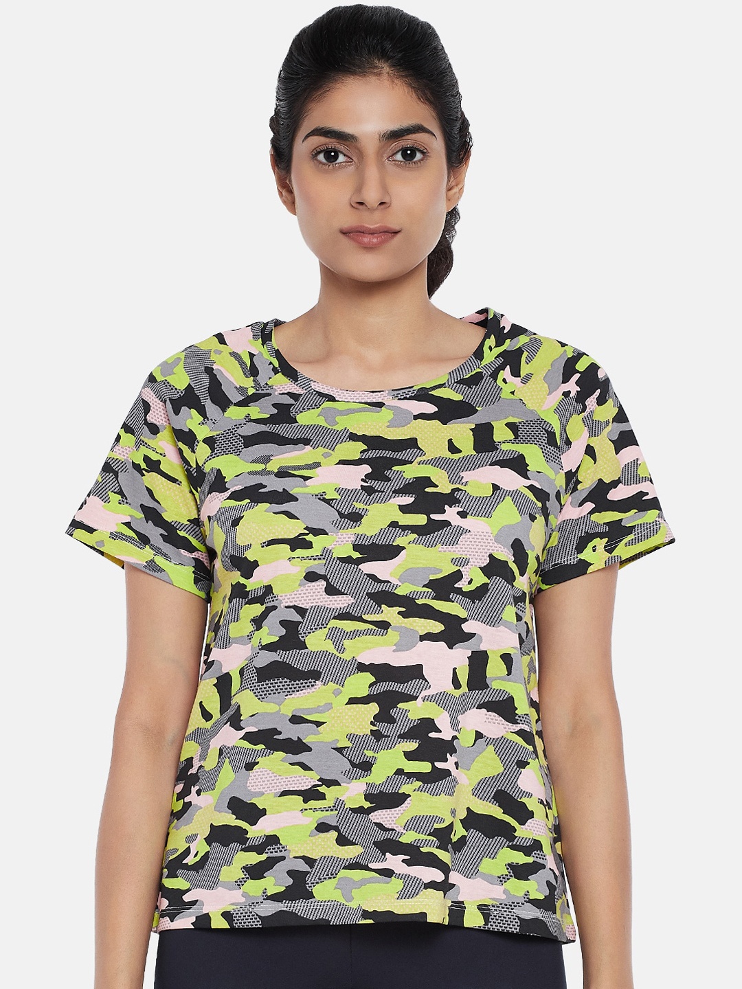 

Ajile by Pantaloons Green Regular Top