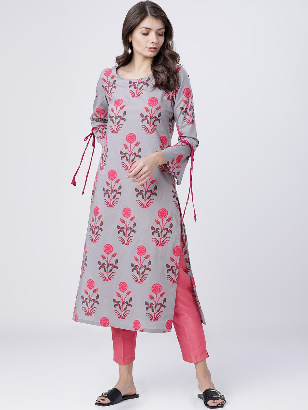 

Vishudh women grey kurta