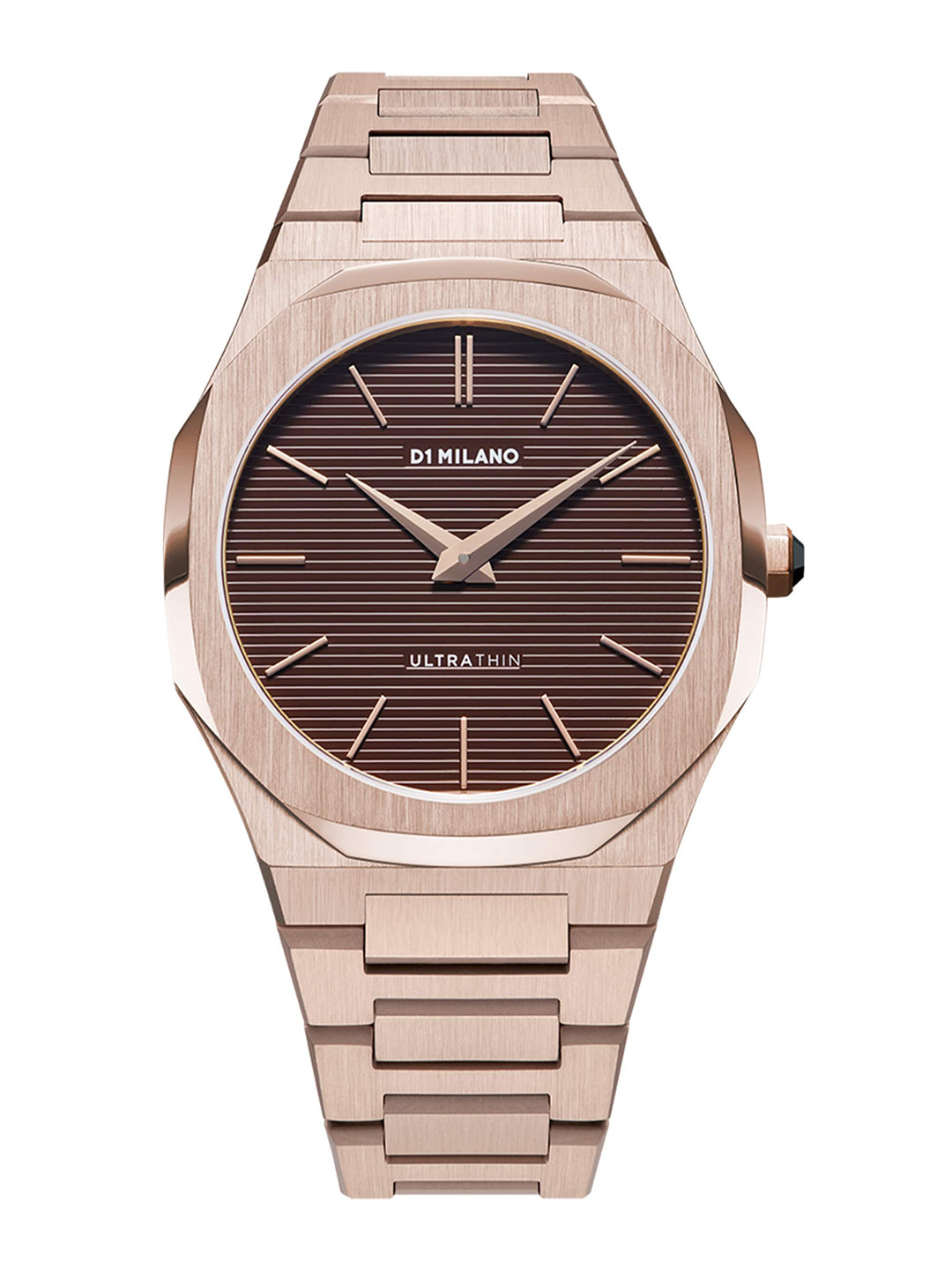 

D1 Milano Men Brown Dial & Brown Stainless Steel Analogue Watch UTBJ13