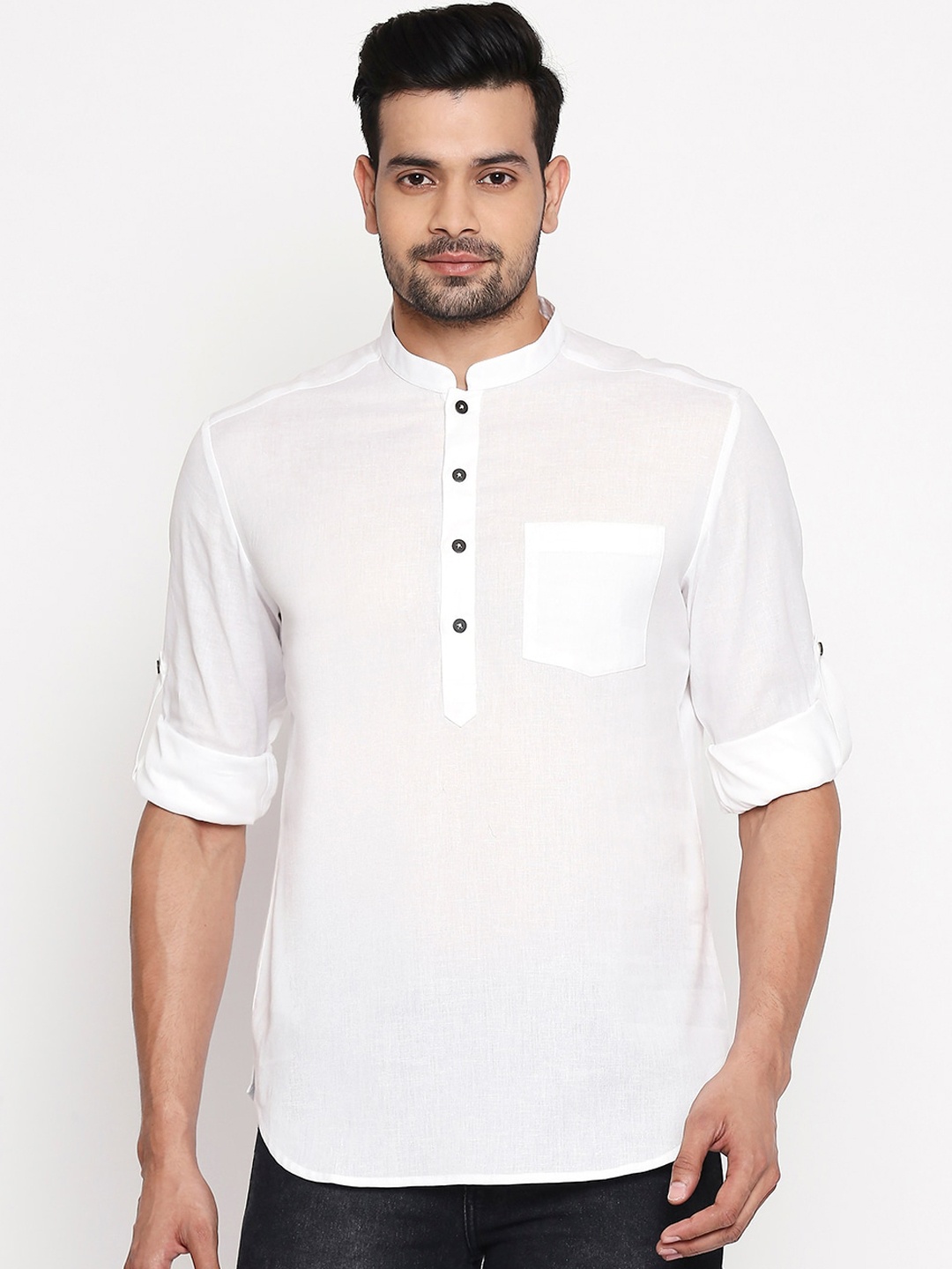 

Indus route by pantaloons men off white kurta