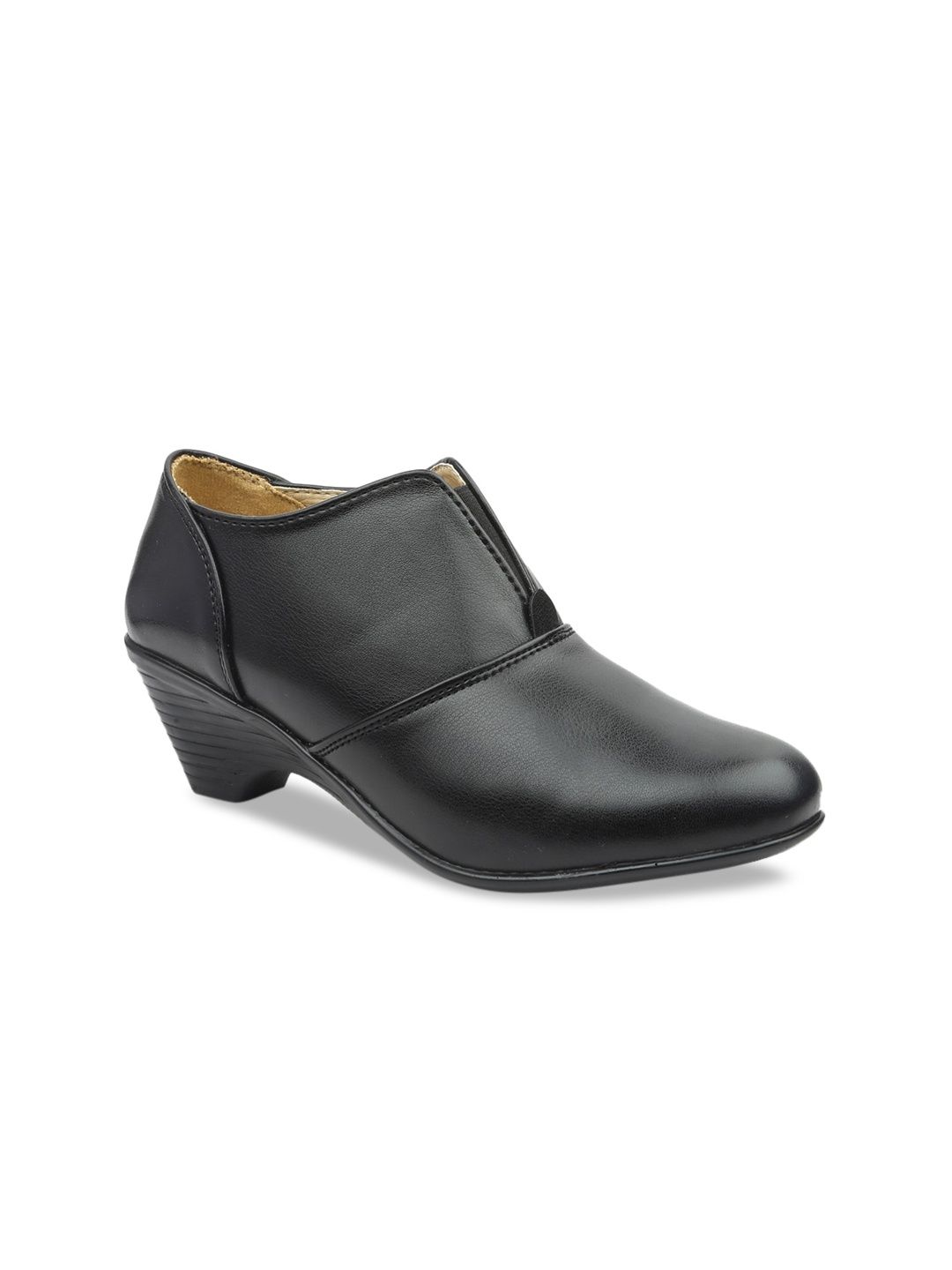 

VALIOSAA Black Solid Block Mules