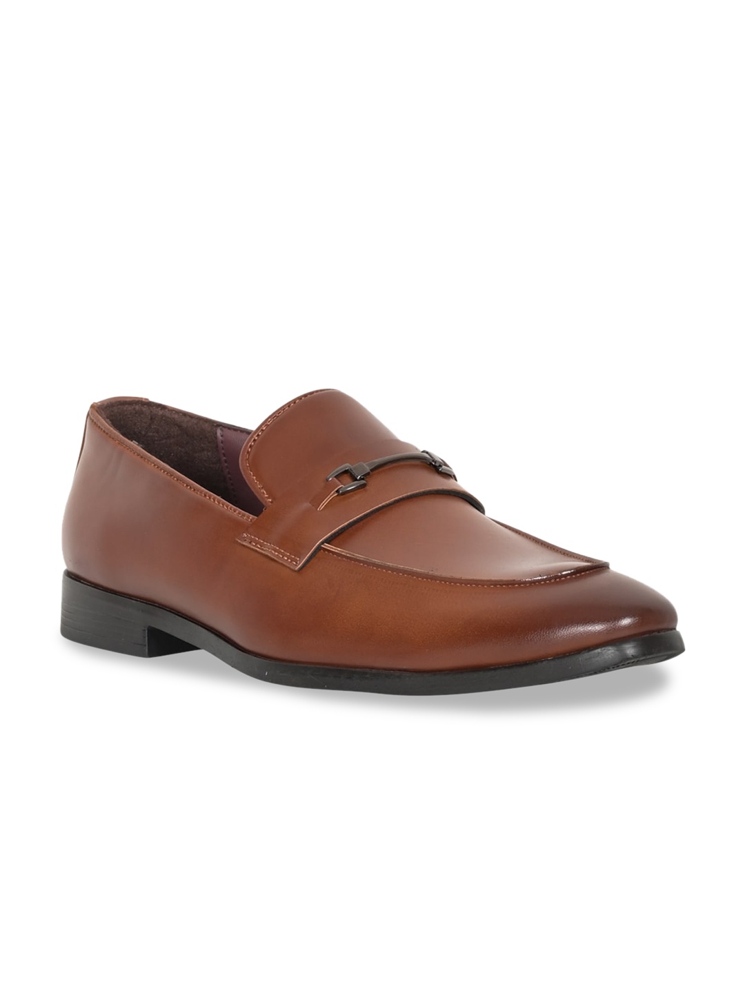 

Carlton London Men Brown Solid Loafers