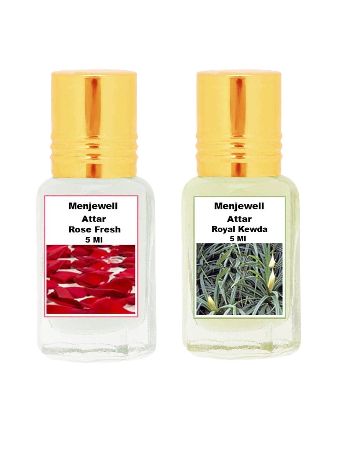 

Menjewell Rose Fresh & Royal Kewda Attar, Green