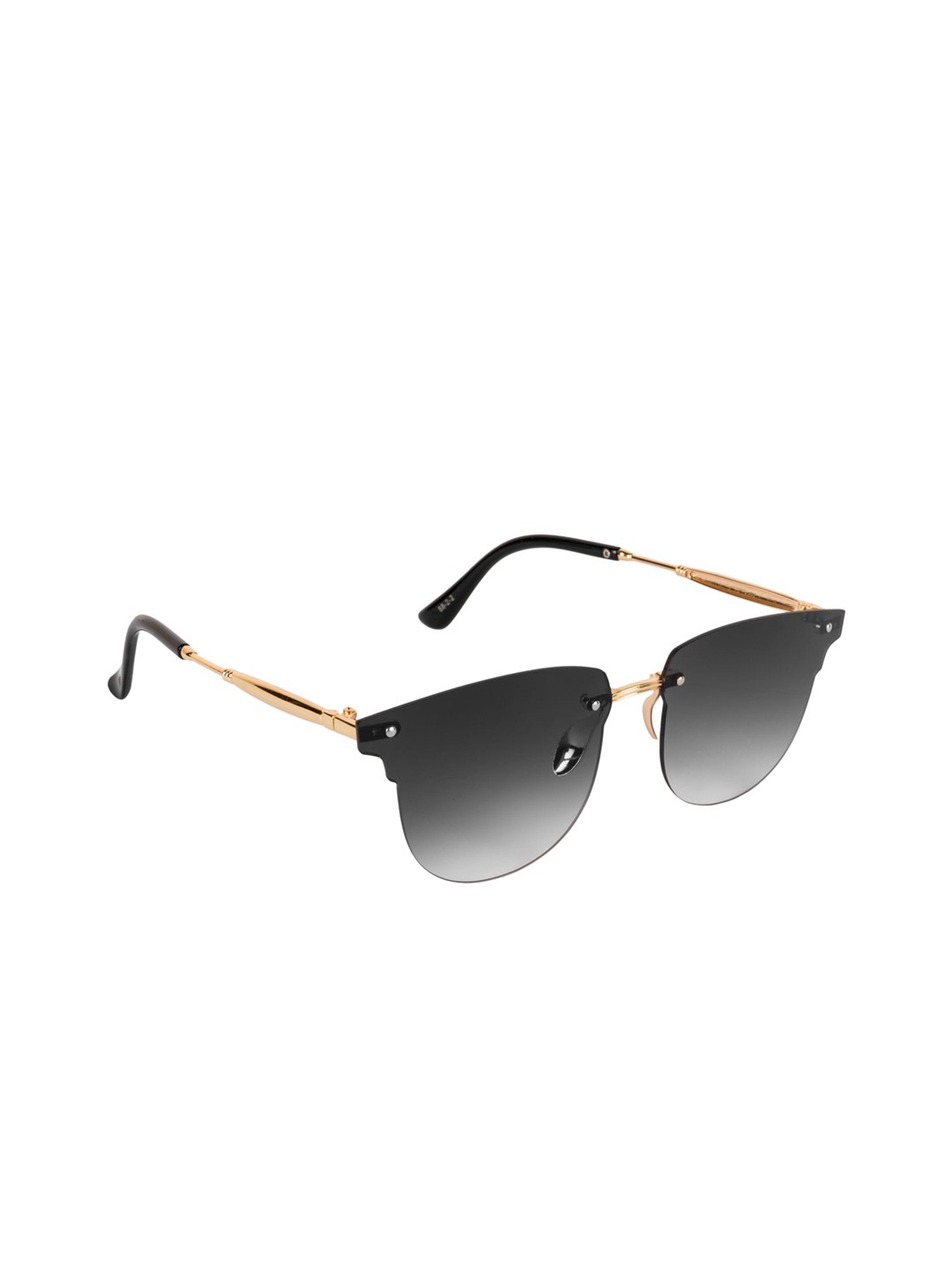 

AISLIN Unisex Wayfarer UV Protected Sunglasses ES_14536-89-AS-8822-BLK-GLBK-WFCM, Black