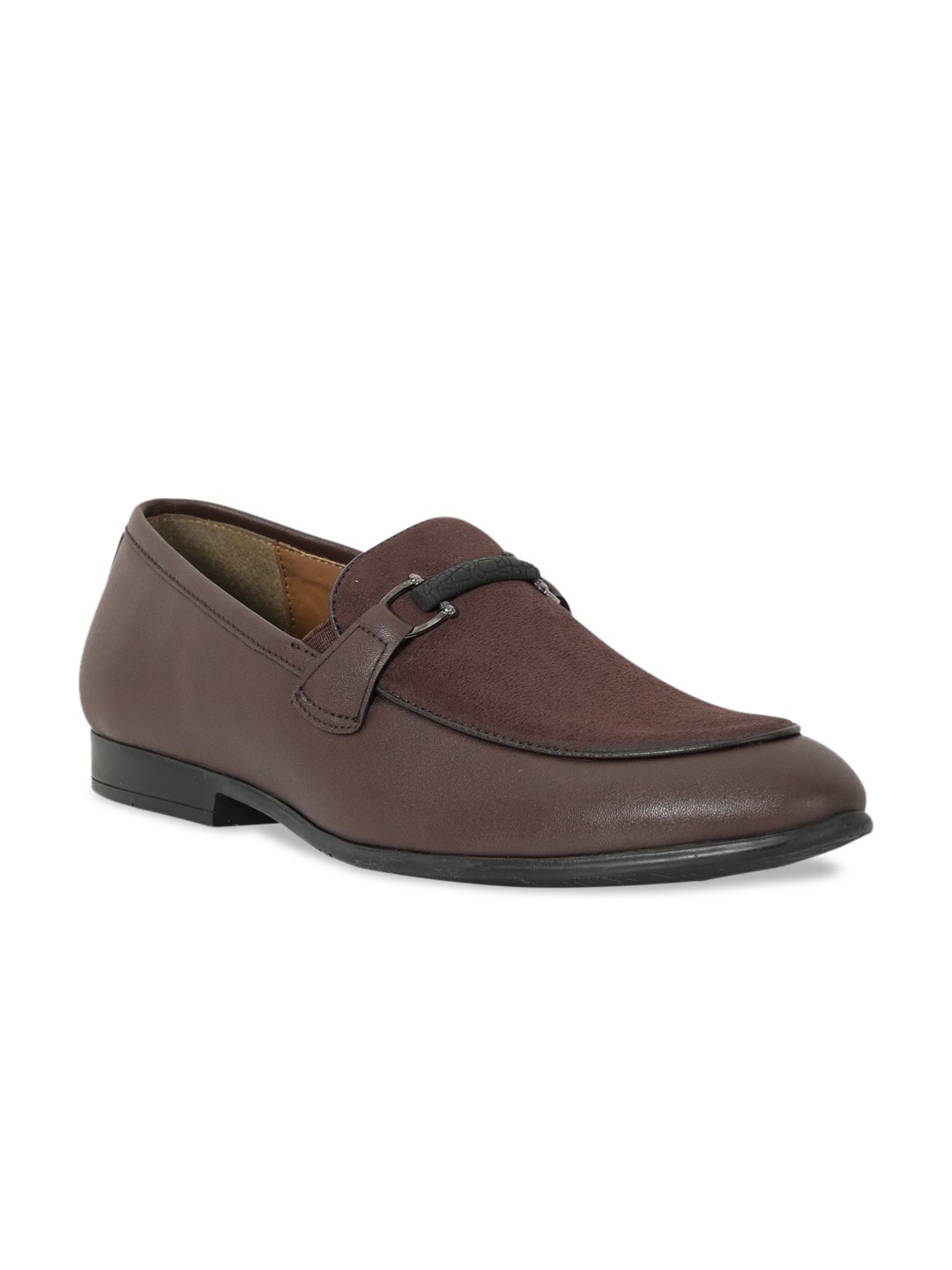 

Carlton London Men Brown Horsebit Loafers