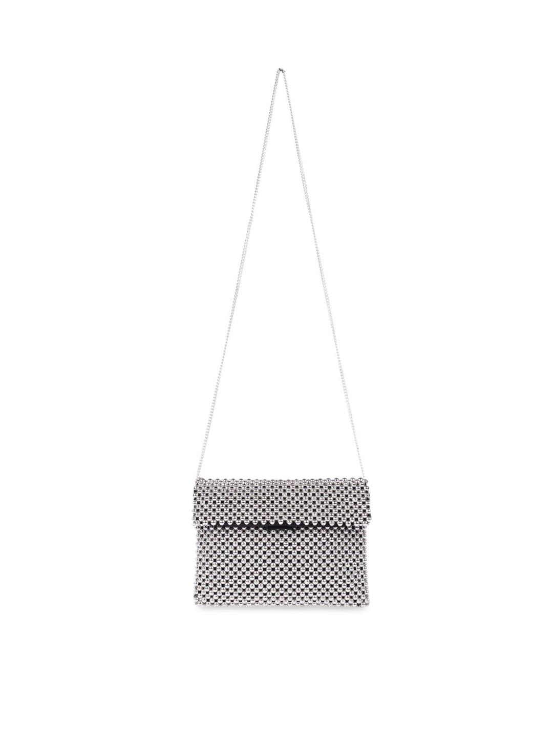 

ASTRID Silver-Toned Embellished Sling Bag