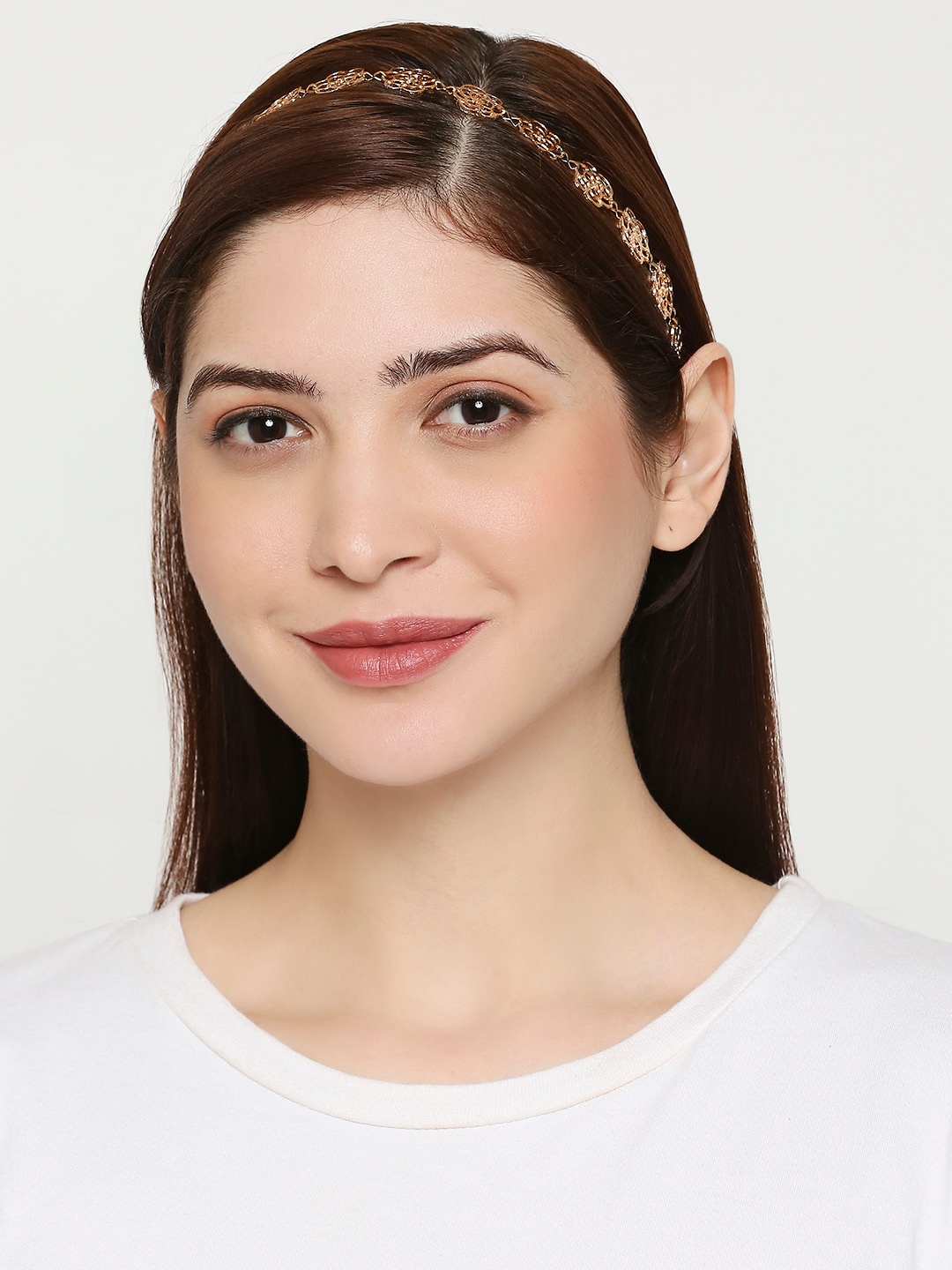 

OOMPH Gold-Toned Filigree Head Band
