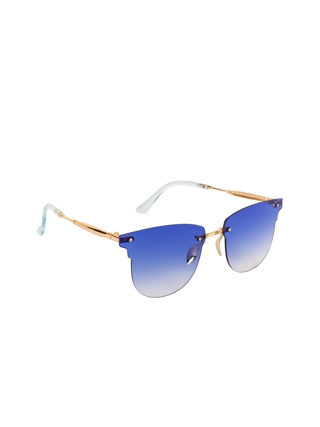 

AISLIN Unisex Wayfarer Sunglasses ES_14537-89-AS-8822-BLU-GLBL-WFCM-57-U, Blue