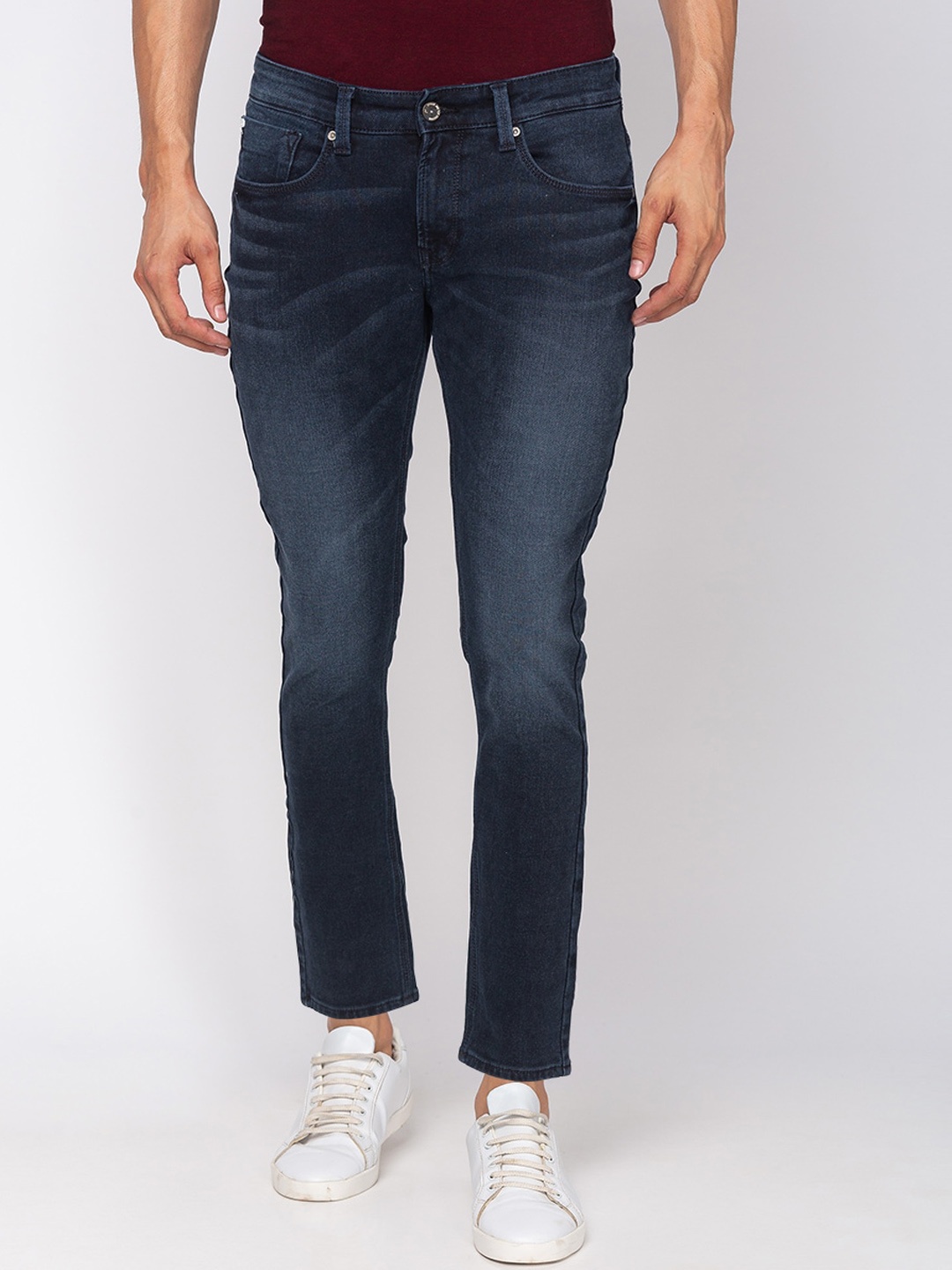 

SPYKAR Men Grey Skinny Fit Jeans