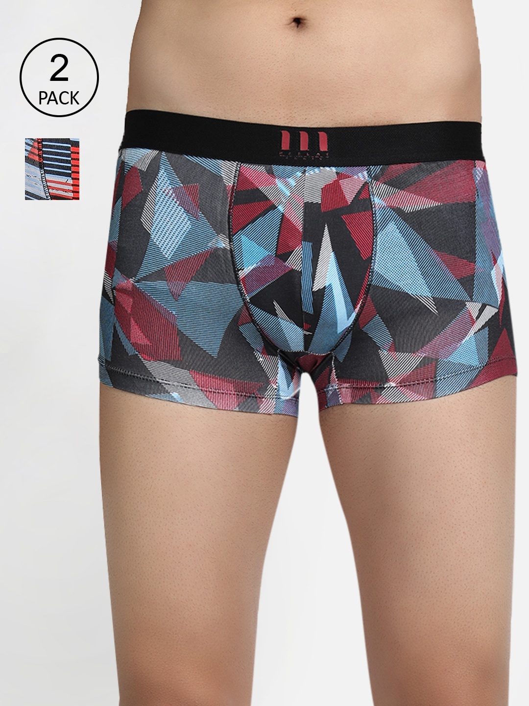 

MERLOT Men Pack of 2 Trunks Arriv_006-008-P2, Blue