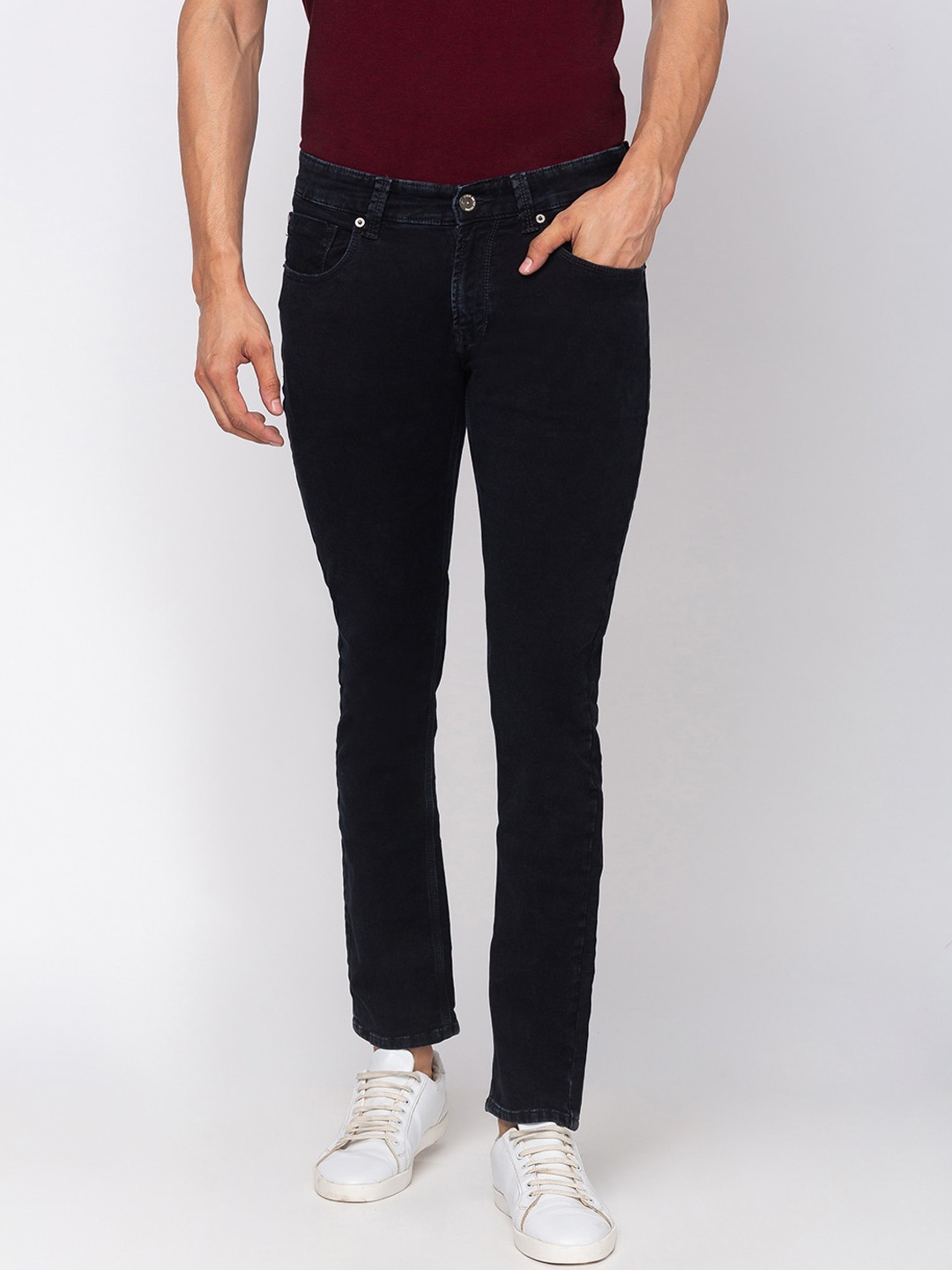 

SPYKAR Men Black Skinny Fit Jeans