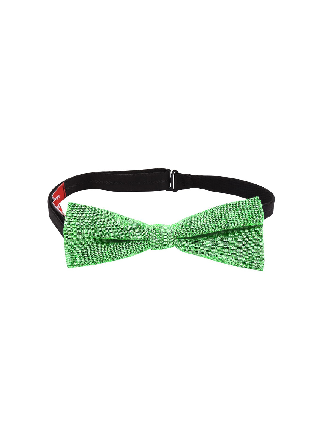 

Blacksmith Men Green Solid Pure Linen Bow Tie
