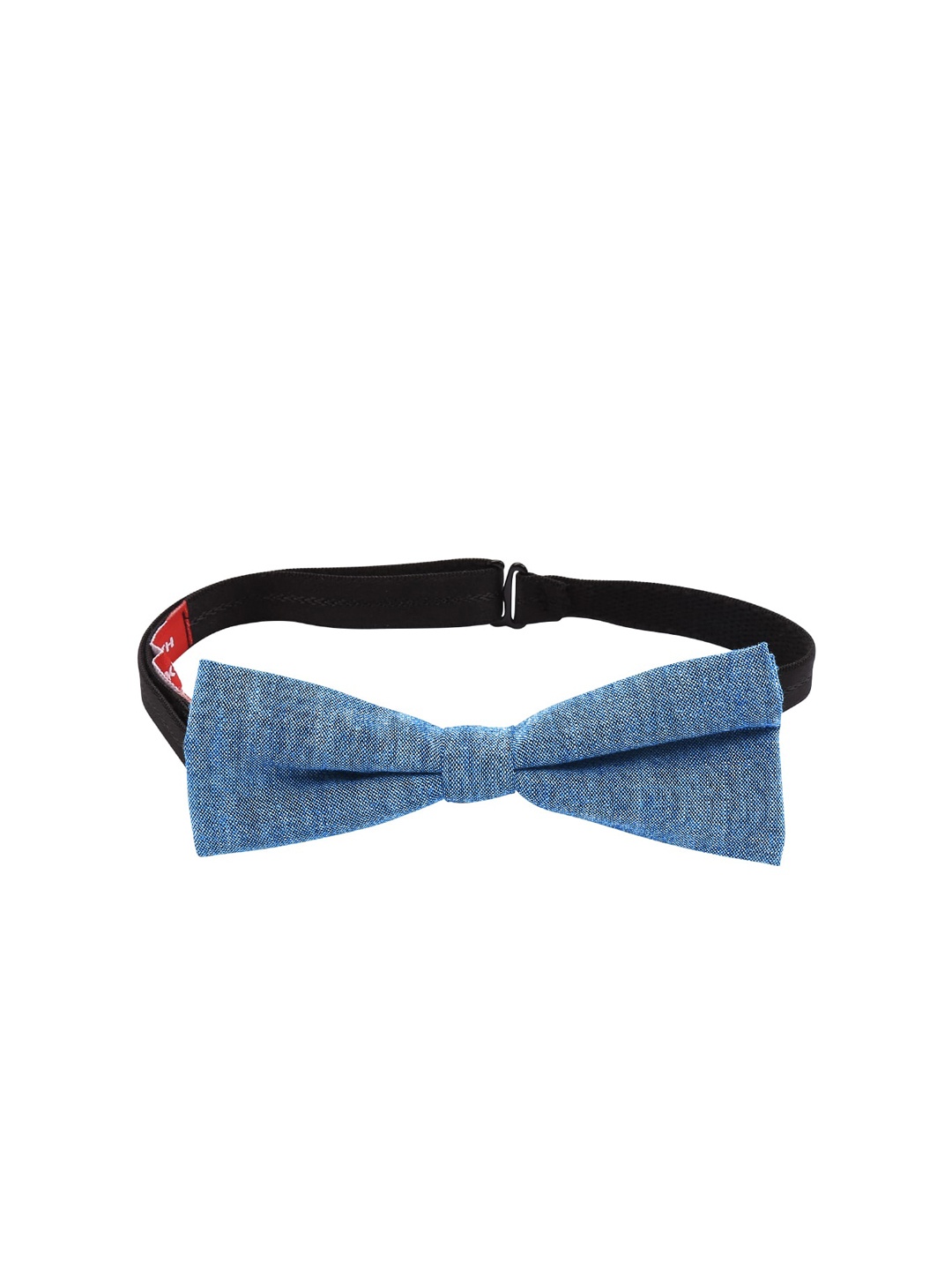 

Blacksmith Blue & Black Solid Linen Bow Tie