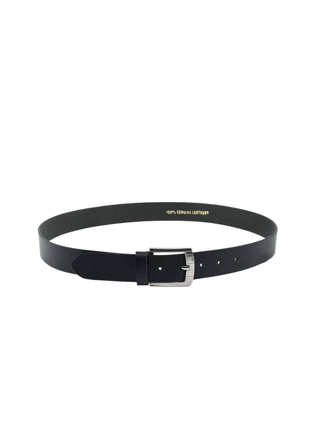 

Kastner Men Black Solid Leather Belt