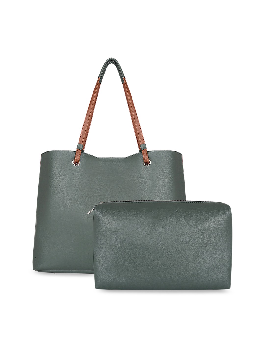 

Toteteca Green Solid Shoulder Bag