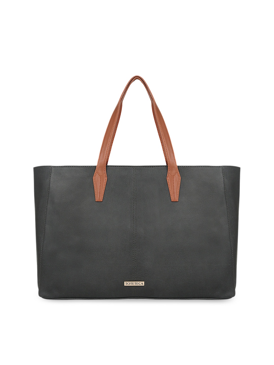 

Toteteca Black Solid Shoulder Bag
