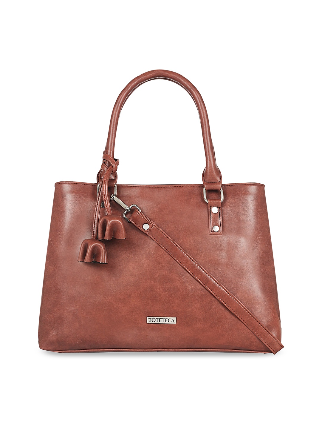 

Toteteca Brown Solid Handheld Bag