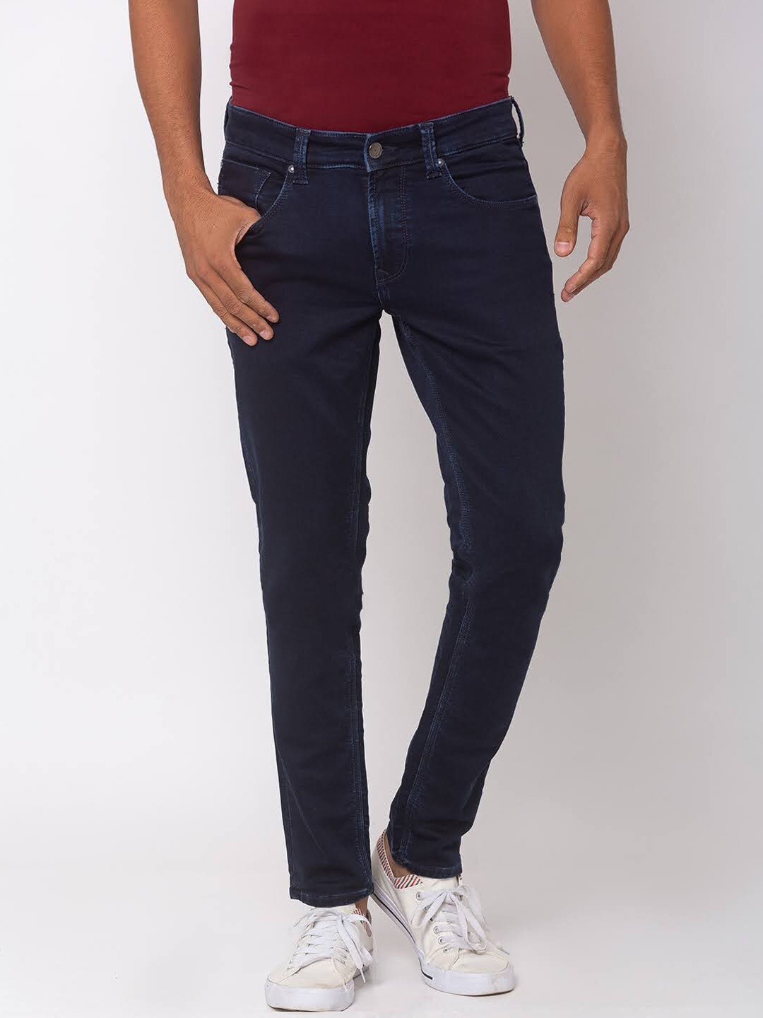 

SPYKAR Men Blue Super Skinny Fit Jeans