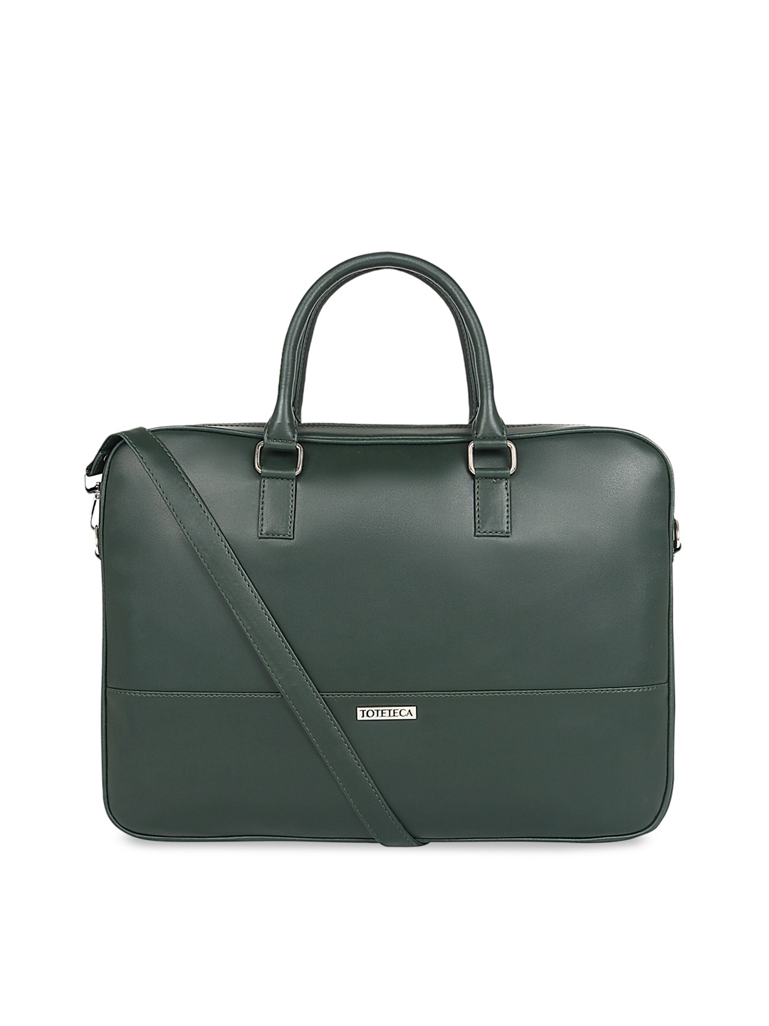 

Toteteca Unisex Green Solid 15 Inch Laptop Bag