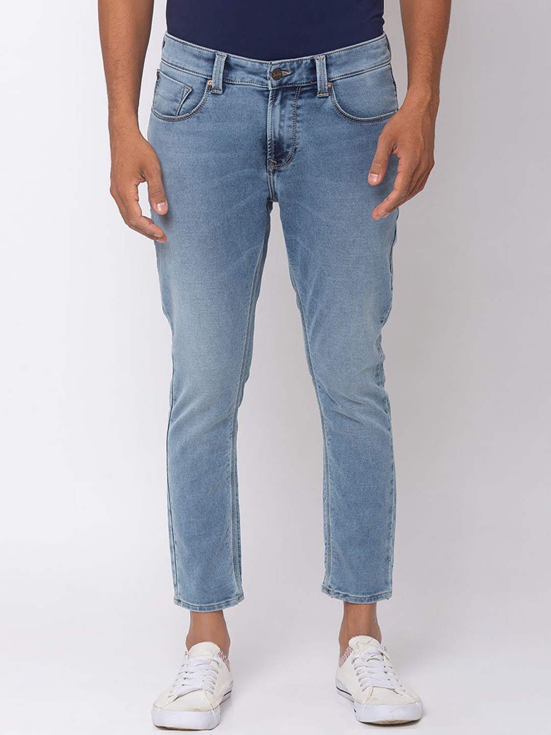 

SPYKAR Men Blue Slim Fit Mid-Rise Clean Look Jeans