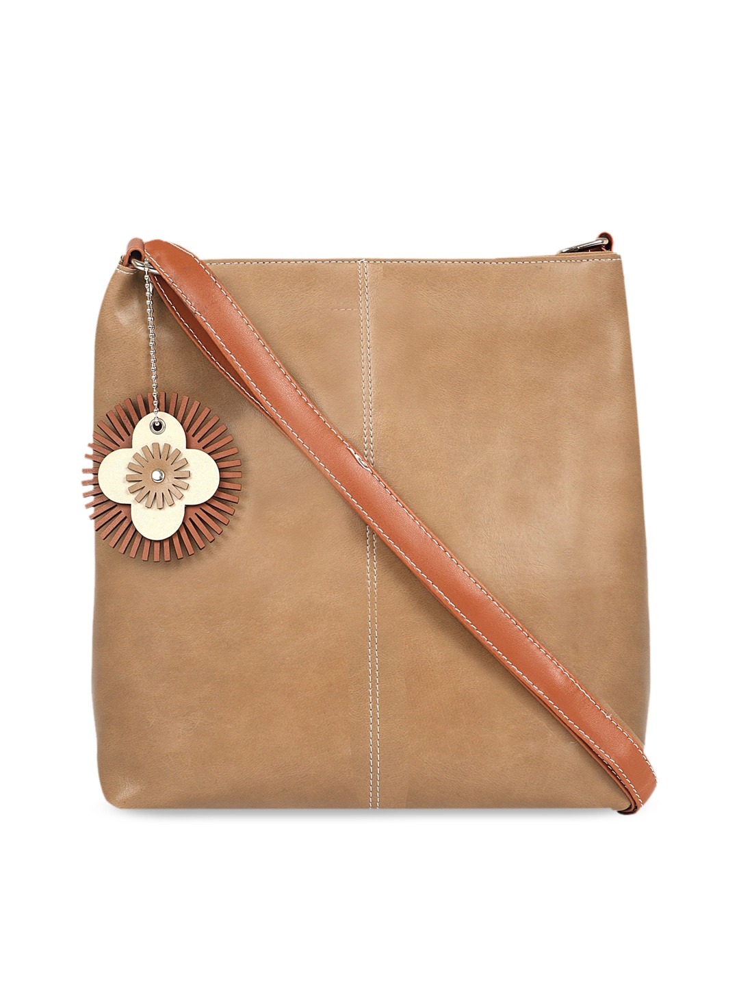 

Toteteca Tan Solid Sling Bag