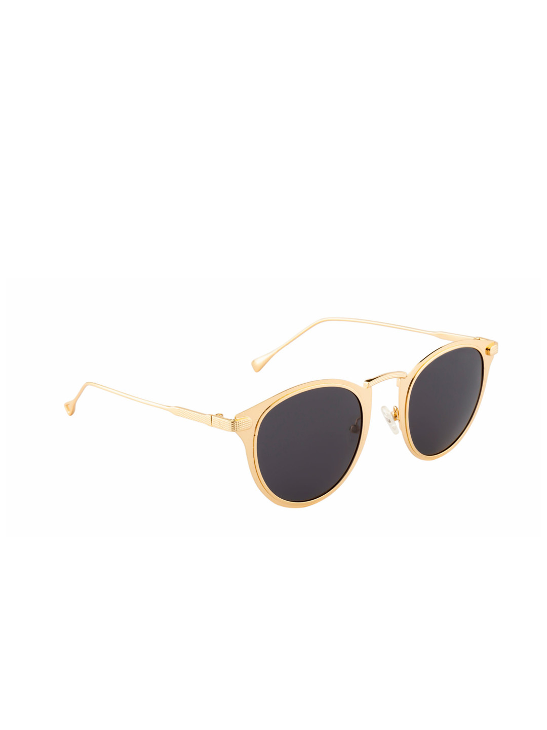 

Ted Smith Unisex Round Sunglasses TS-MYSTRI_ROSE, Grey