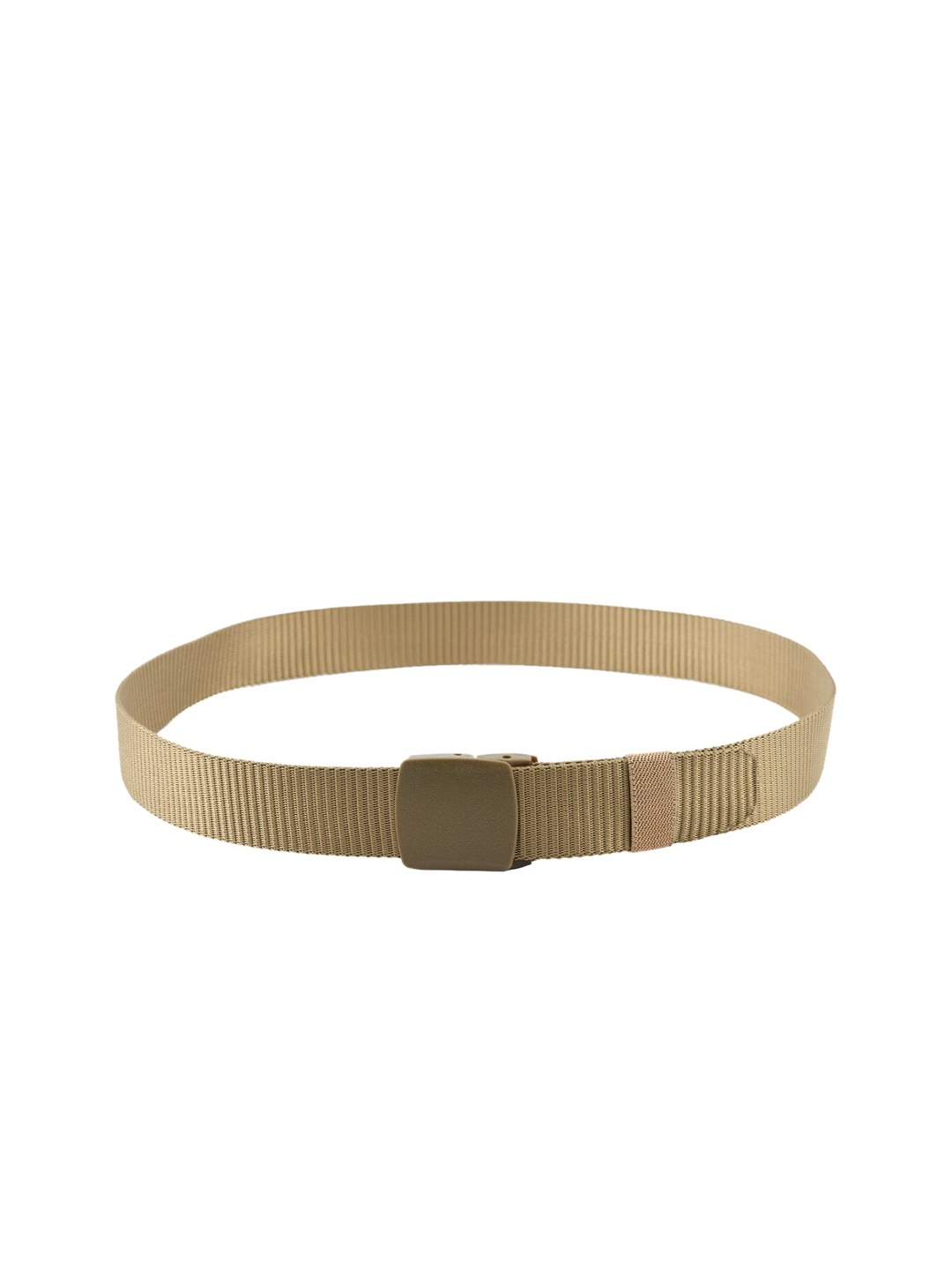 Kastner Men Khaki Brown Textured Belt