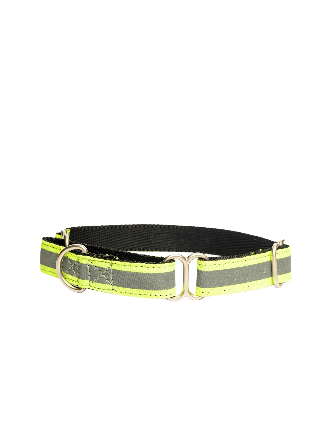 PETWALE Green Reflective Dog Collar Small