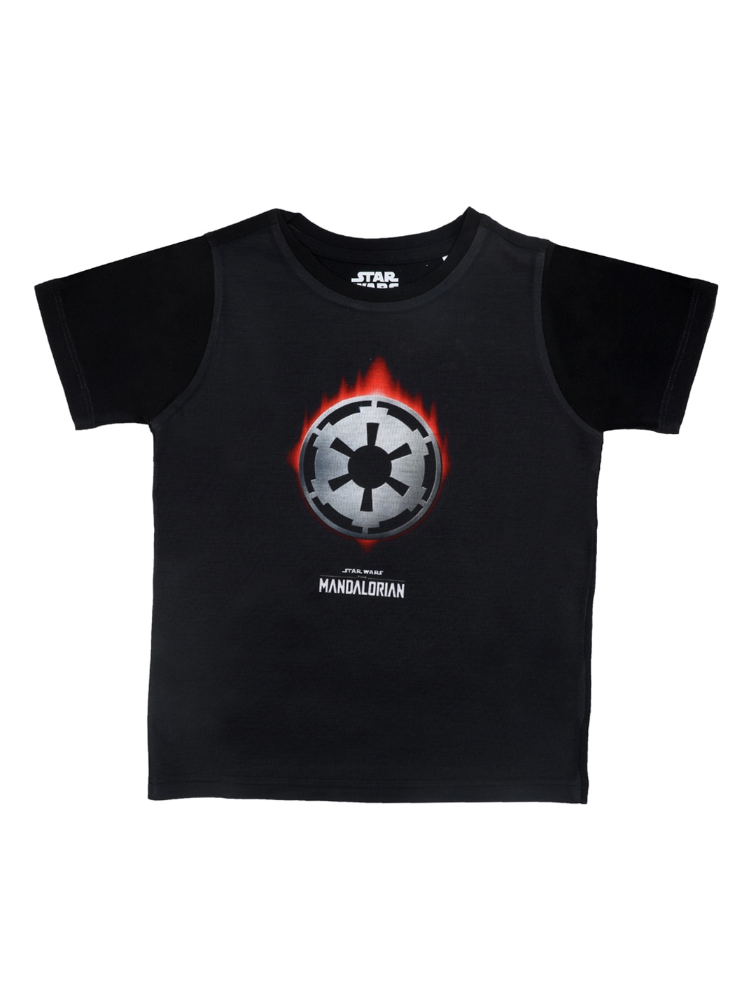 

STAR WARS Boys Black Printed Round Neck T-shirt