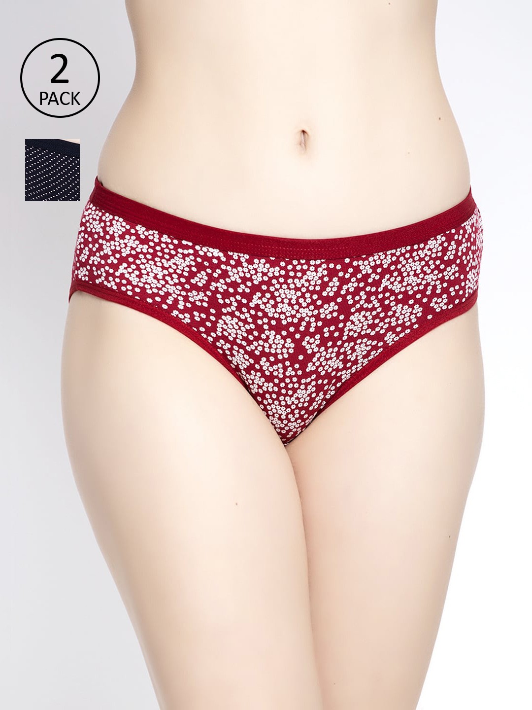 

GRACIT Women Pack Of 2 Assorted Hipster Briefs-PW27-01-14