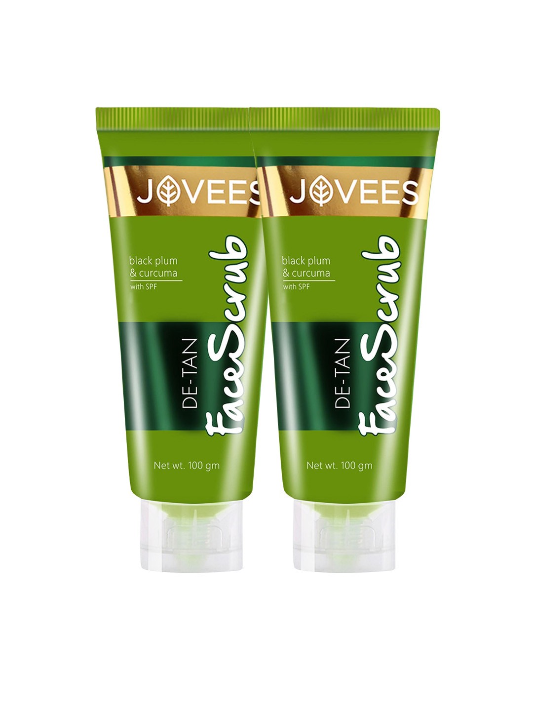 

Jovees Pack Of 2 De Tan Scrub 200 gm, Green