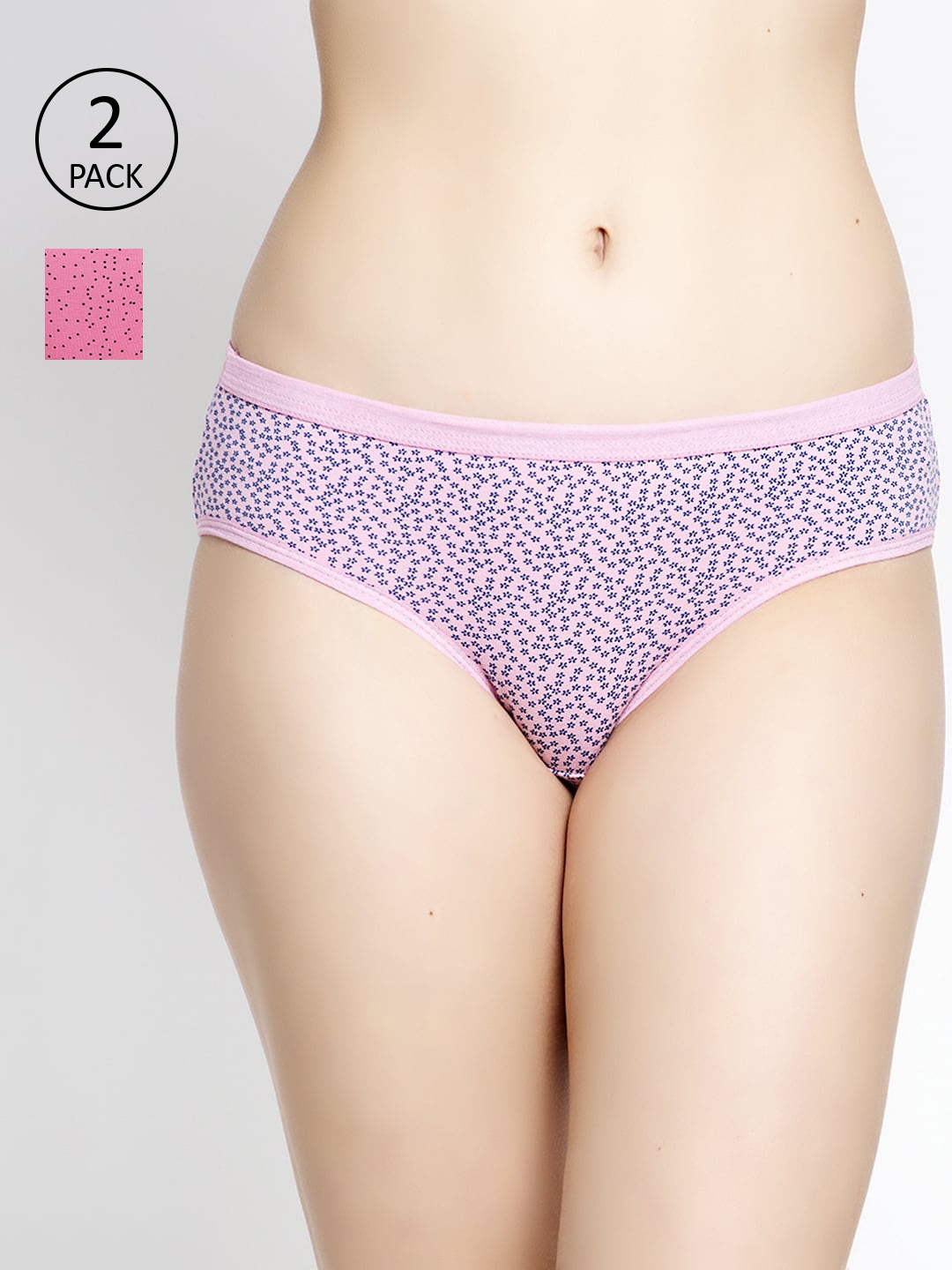 

GRACIT Women Pack Of 2 Assorted Hipster Briefs PW27-10-15